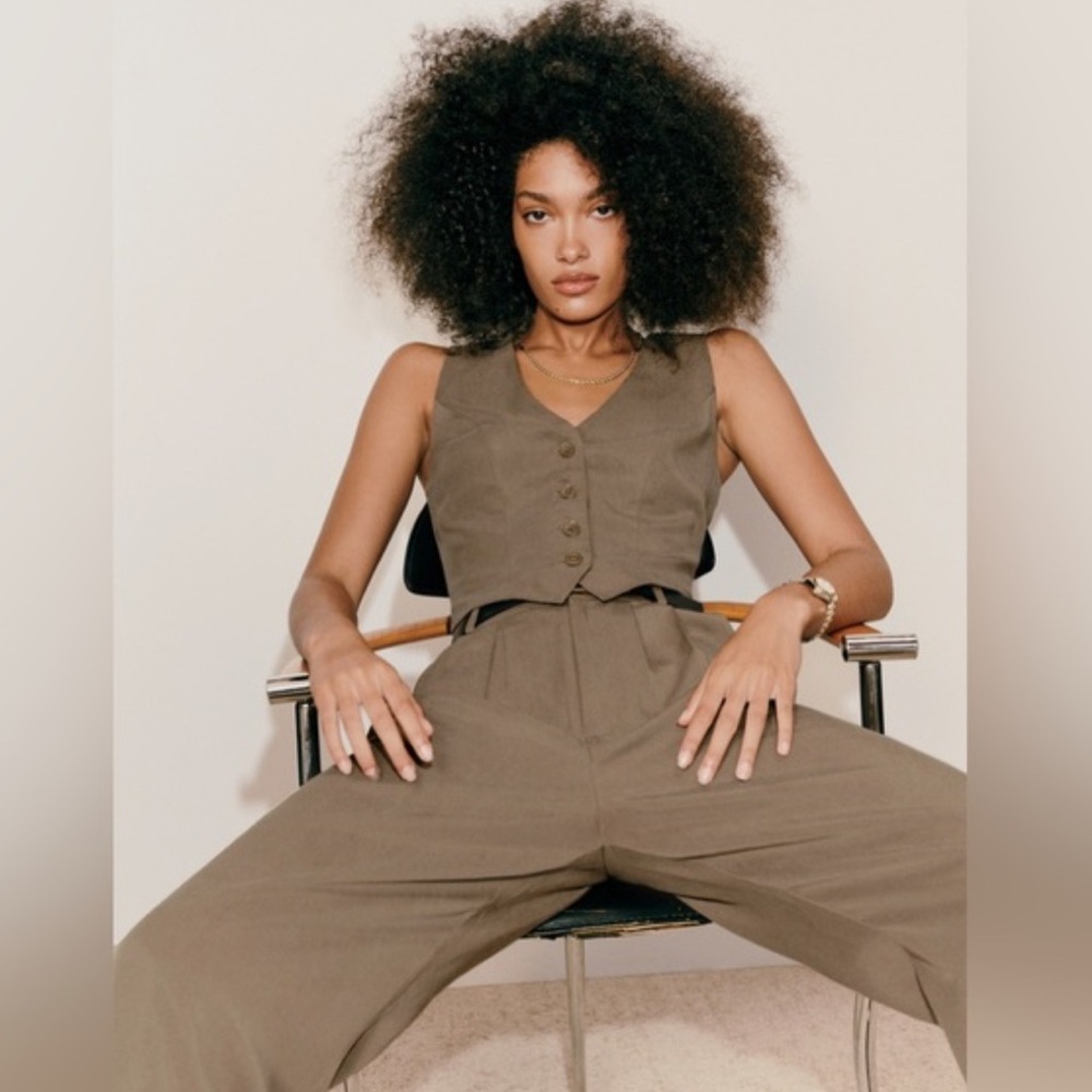 Reformation Cropped Vest